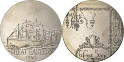 World Coins - France, Medal, Les Grands Transatlantiques, Great Eastern, Copper-nickel, C.