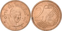 World Coins - VATICAN CITY, Benedict XVI, 2 Euro Cent, 2010, Rome, Copper Plated Steel