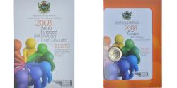 World Coins - San Marino, 2 Euro, année européenne du dialogue interculturel, 2008, Rome
