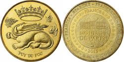 World Coins - France, Token, Les Epesses - Puy du Fou n°9, 2015, Copper-nickel Aluminium