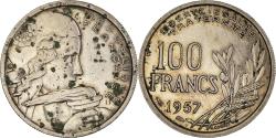 World Coins - Coin, France, Cochet, 100 Francs, 1957, Beaumont - Le Roger,