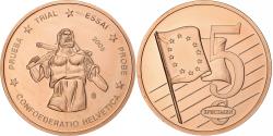 World Coins - Switzerland, 5 Euro Cent, unofficial private coin, 2005, Copper,