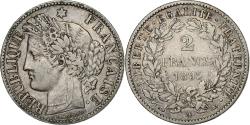 World Coins - France, 2 Francs, Cérès, 1895, Paris, Silver, , KM:817.1