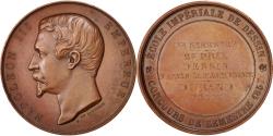 World Coins - France, Medal, Second French Empire, Arts & Culture, 1857, De Longueil