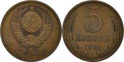 World Coins - Coin, Russia, 5 Kopeks, 1981