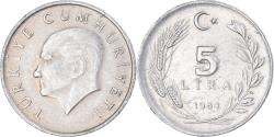 World Coins - Coin, Turkey, 5 Lira, 1984