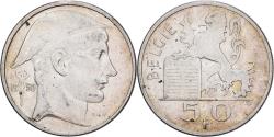 World Coins - Belgium, Régence Prince Charles, 50 Francs, 50 Frank, 1950, Silver,