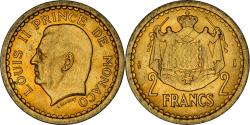 World Coins - Coin, Monaco, 2 Francs, 1943, Paris, , Cupro-Aluminium, Gadoury:134
