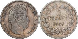 World Coins - France, Louis Philippe I, 5 Francs, 1835, Bordeaux, Silver,