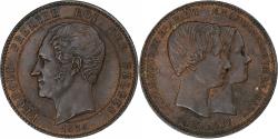 World Coins - Belgium, Medal, Léopold Ier, Mariage du Duc de Brabant, 1853, Bronze,