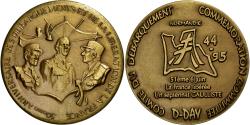 World Coins - France, Medal, Comité du Débarquement de Normandie, 1995, Bronze,