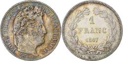 World Coins - France, Louis-Philippe I, Franc, 1847, Paris, Silver, , Gadoury:453