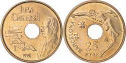 World Coins - Coin, Spain, Juan Carlos I, 25 Pesetas, 1990, Madrid,