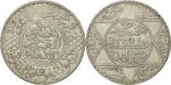 World Coins - Coin, Morocco, 'Abd al-Aziz, 1/2 Rial, 5 Dirhams, 1903, London,