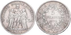 World Coins - France, 5 Francs, Hercule, 1875, Paris, Silver, , Gadoury:745a