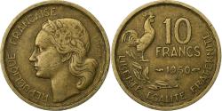 World Coins - France, 10 Francs, Guiraud, 1950, Beaumont - Le Roger, Aluminum-Bronze