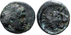 Ancient Coins - Troas, Fraction Æ, ca. 350-340 BC, Antandros, Bronze,