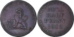 World Coins - Coin, Great Britain, Hull Lead Works, Halfpenny Token, 1812, Hull,