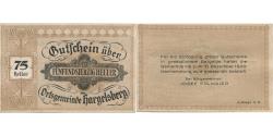World Coins - Banknote, Austria, Hargelsberg, 75 Heller, Texte, 1920, UNC(63) Mehl:FS 349IIc