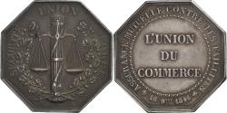 World Coins - France, Token, L'Union du Commerce, 1847, Silver, Borrel,