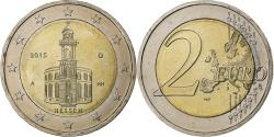 World Coins - Germany, 2 Euro, Bundesländer - "Hessen", 2015, Berlin, Bi-Metallic,