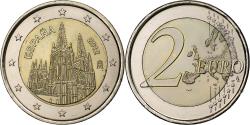 World Coins - Spain, 2 Euro, Burgos cathedral, 2012, Madrid, Bi-Metallic,