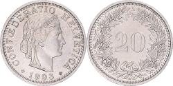 World Coins - Coin, Switzerland, 20 Rappen, 1993