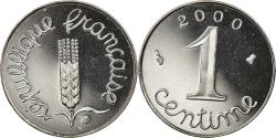 World Coins - Coin, France, Épi, Centime, 2000, Paris, BE, , Stainless Steel, KM:928