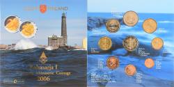 World Coins - Finland, Coffret 1c. à 2€, Phare de Bengtskär, 2006, Mint of Finland