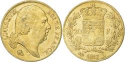 World Coins - France, Louis XVIII, 20 Francs, Louis XVIII, 1817, Bayonne, Gold,