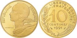 World Coins - Coin, France, Marianne, 10 Centimes, 1991, Paris, BE,