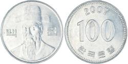 World Coins - Coin, KOREA-SOUTH, 100 Won, 2007