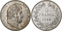 World Coins - France, Louis-Philippe, 5 Francs, 1844, Paris, Silver, , Gadoury:678a