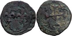 World Coins - France, Louis XI, Denier Tournois, 1461, Troyes, Billon, , Duplessy:563