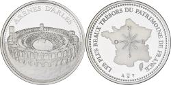 World Coins - France, Medal, 13/ Les Arènes d'Arles, Silver,