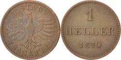 World Coins - Coin, German States, FRANKFURT AM MAIN, Heller, 1850, , Copper, KM:327