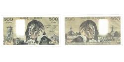 World Coins - France, 500 Francs, Pascal, 1981, N.144, AU(55-58), Fayette:71.25, KM:156e