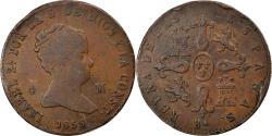 World Coins - Coin, Spain, Isabel II, 4 maravedis, 1855, Barcelona, , Copper