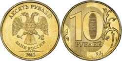 World Coins - Coin, Russia, 10 Roubles, 2013, , Brass plated steel