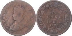 World Coins - Coin, INDIA-BRITISH, George V, 1/12 Anna, 1 Pie, 1920, , Bronze