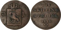 World Coins - Norway, Carl XIV Johan, Skilling, 1819, Copper, , KM:597