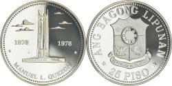 World Coins - Coin, Philippines, 25 Piso, 1978, Franklin Mint, Proof, , Silver
