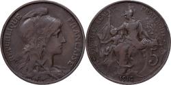 World Coins - France, 5 Centimes, Dupuis, 1912, Paris, Bronze, , Gadoury:165, KM:842