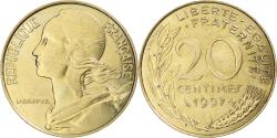 World Coins - Coin, France, Marianne, 20 Centimes, 1997, Paris, , Aluminum-Bronze