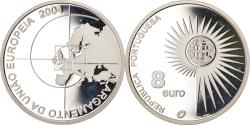 World Coins - Coin, Portugal, Enlargement of EU, 8 Euro, 2004, Lisbon, Proof,