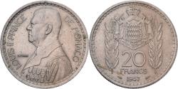 World Coins - Monaco, Louis II, 20 Francs, 1947, Paris, , Copper-nickel, KM:124