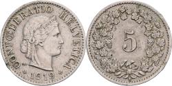 World Coins - Switzerland, 5 Rappen, 1919, Bern, Nickel, , KM:26b