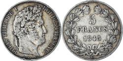 World Coins - Coin, France, Louis-Philippe, 5 Francs, 1845, Lille, , Silver,KM 749.13