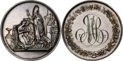 World Coins - France, Medal, Mariage, Religion, Silver,