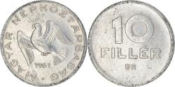 World Coins - Coin, Hungary, 10 Filler, 1961, Budapest, , Aluminum, KM:547